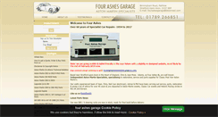 Desktop Screenshot of fourashesgarage.co.uk